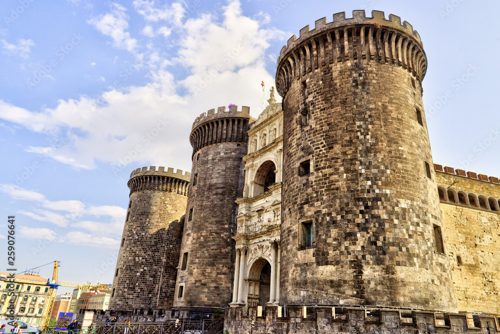 Castelo Nuovo - new castle, Naples, Italy - travel Europe