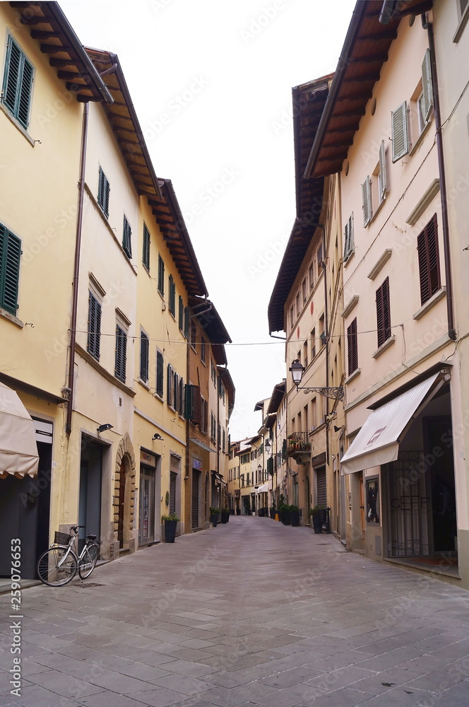 Mazzini street, Borgo San Lorenzo, Tuscany, Italy