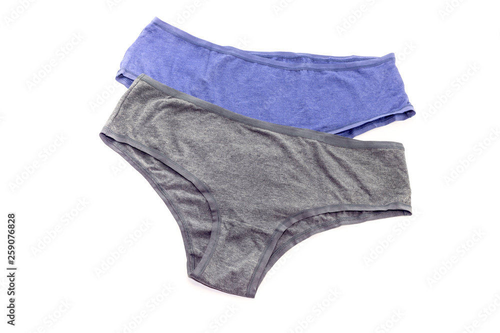Female panties on a white background Female panties on a white background