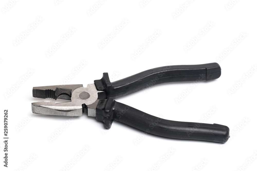pliers tool isolated on white background pliers tool isolated on white background