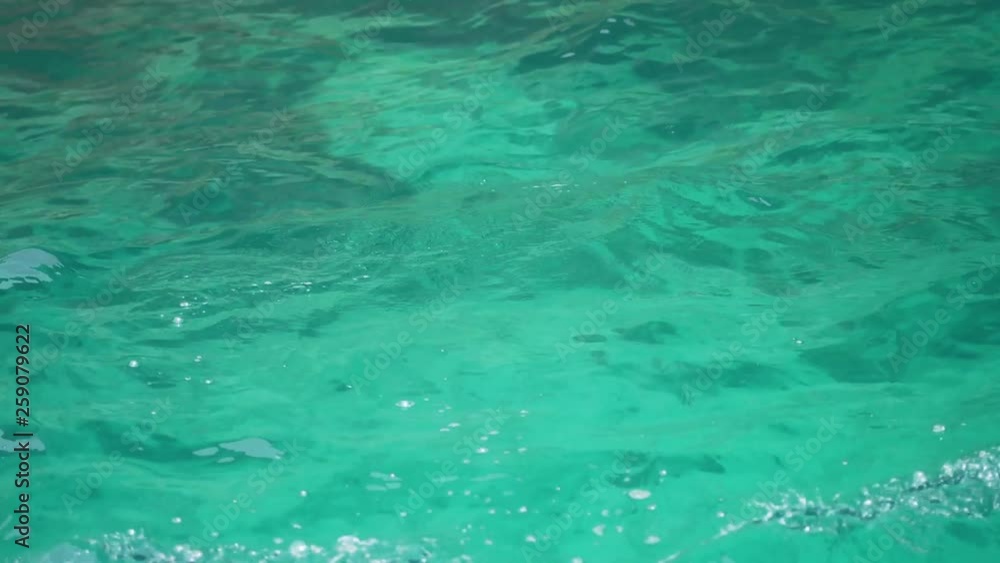 Top view of sea surface. slow motion. 3840x2160 Top view of sea surface. slow motion. 3840x2160