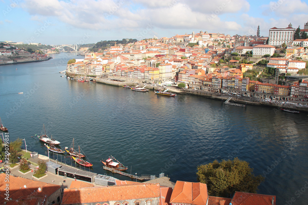 Porto and the river Douro (Portugal)