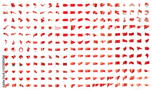 Fotografi very big collection of vector flags of the USSR