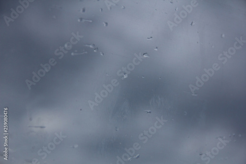 raindrops on the glass