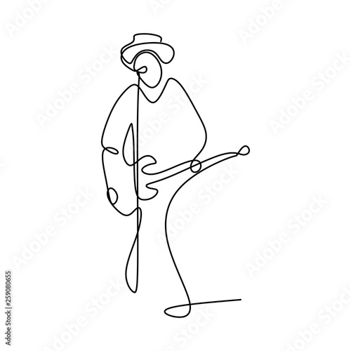 continuous line drawing of ...