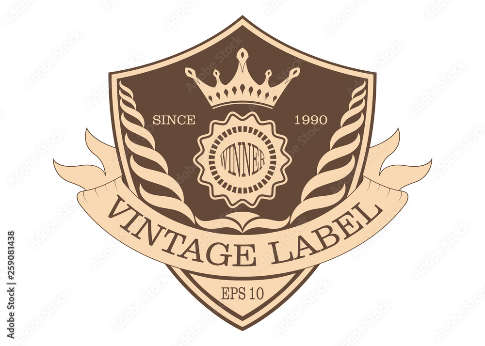 Obraz premium vintage label