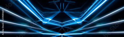Abstract background neon with lines and glow