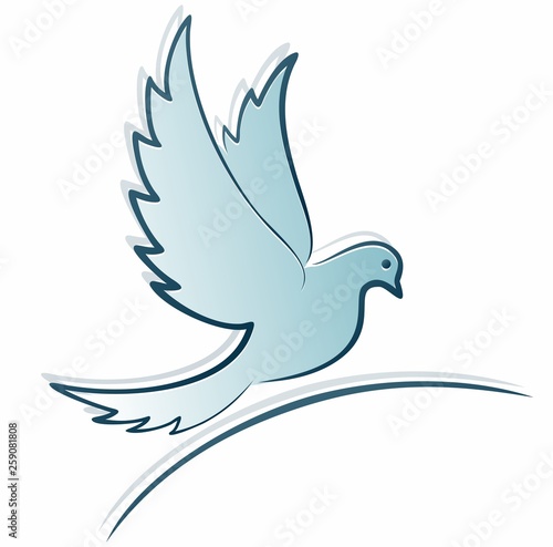 Symbol of flying bird.