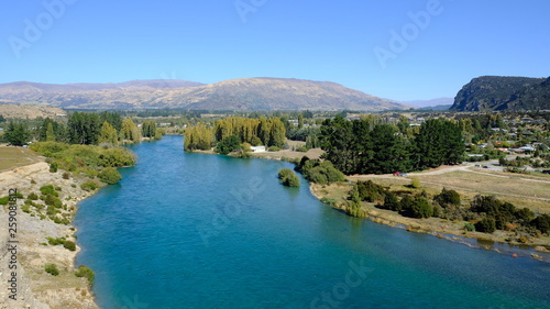 Clutha River near Wanaka, Otago, New Zealand