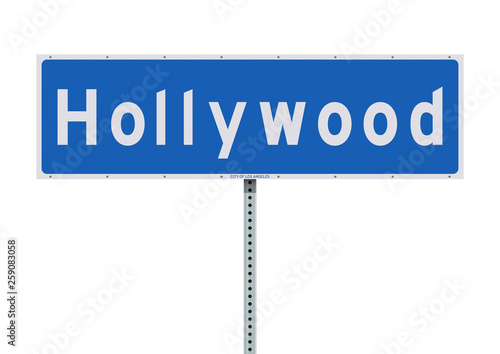 Hollywood road sign
