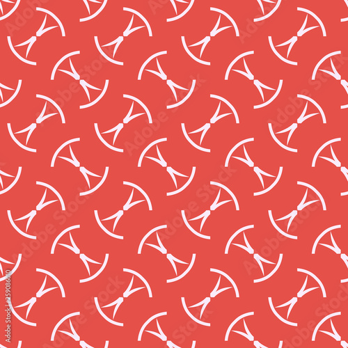 Seamless pattern with alternate geometric elements.