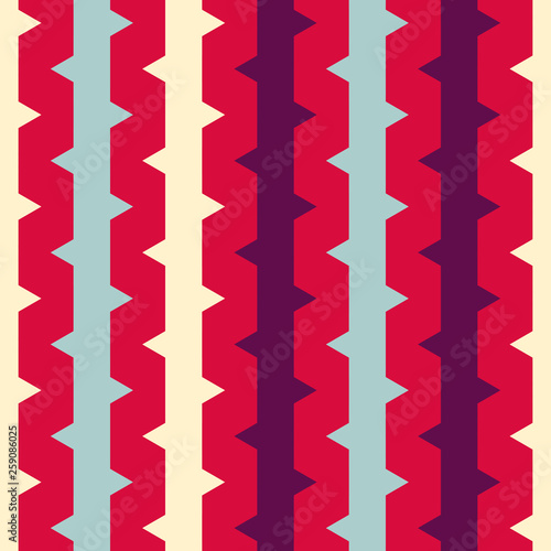 Seamless pattern with colorful geometric stripes. Beautiful abstract illustration.