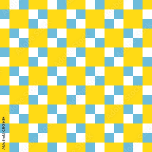 Bright seamless pattern with repeating squares. Beautiful harmonic illustration.
