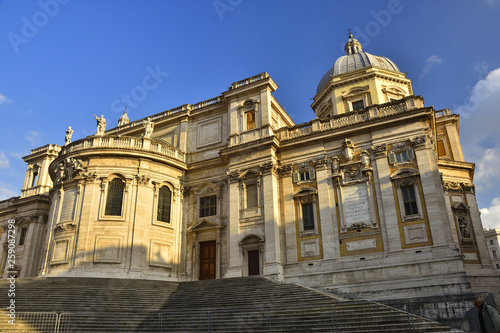 Basilica St Mary Major - one of the most popular landmarks of Rome. 
