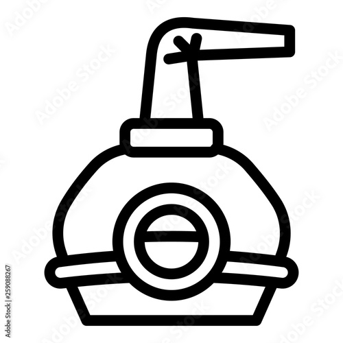 Whiskey equipment icon. Outline whiskey equipment vector icon for web design isolated on white background
