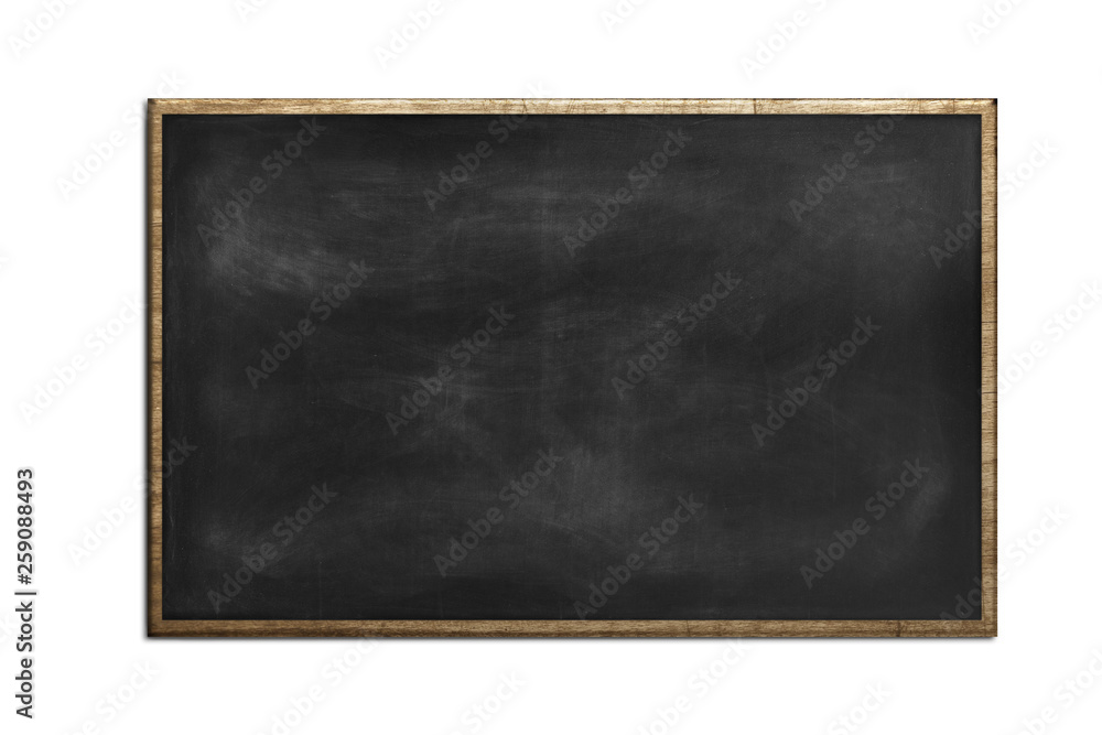 Blackboard background and wooden frame Blackboard background and wooden frame