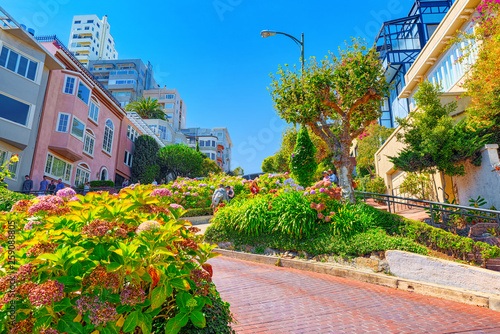 Lombard Street is an east–west street in San Francisco, that is famous for a steep.