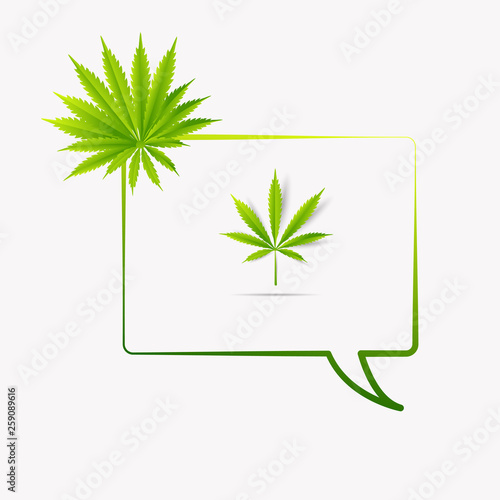 Cannabis leaf