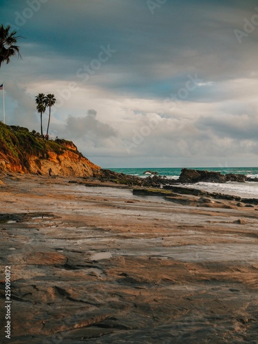 Beautiful landscapes of the beach, San Diego, CA
