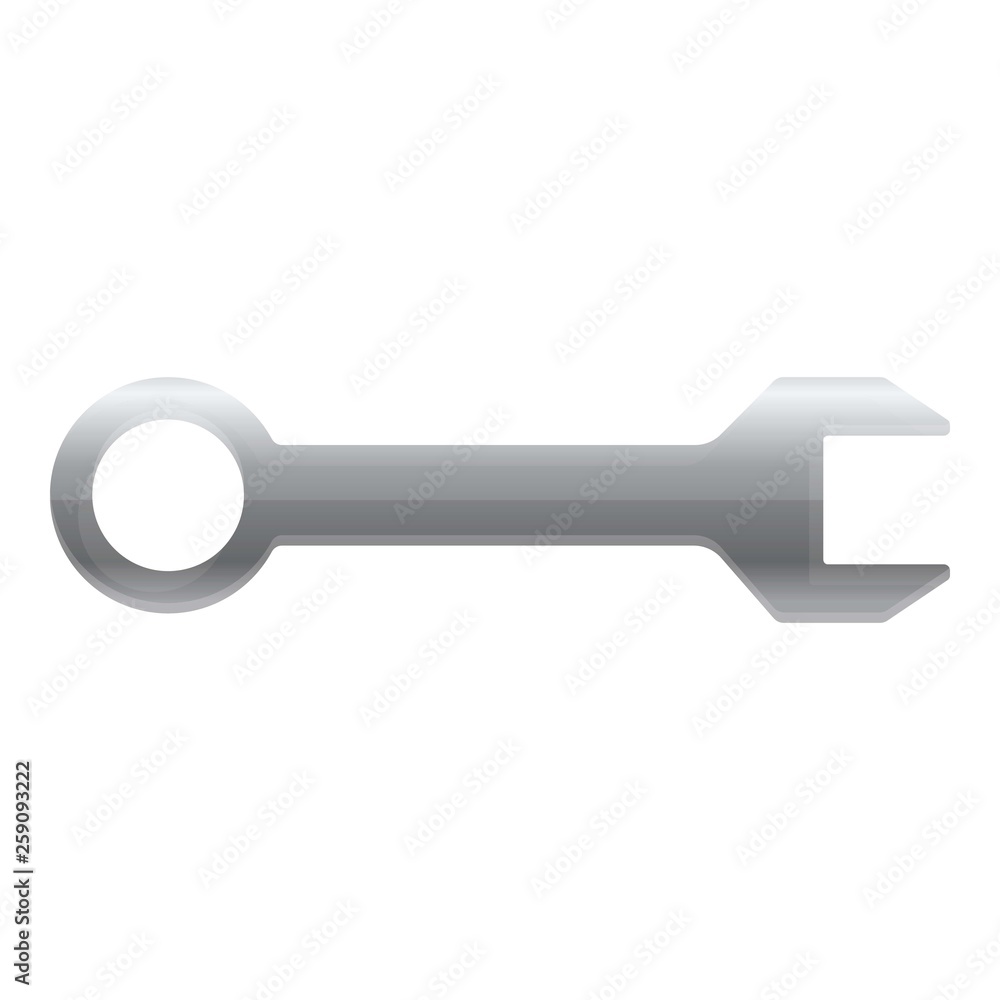 Car repair key icon. Cartoon of car repair key vector icon for web design isolated on white background Car repair key icon. Cartoon of car repair key vector icon for web design isolated on white background