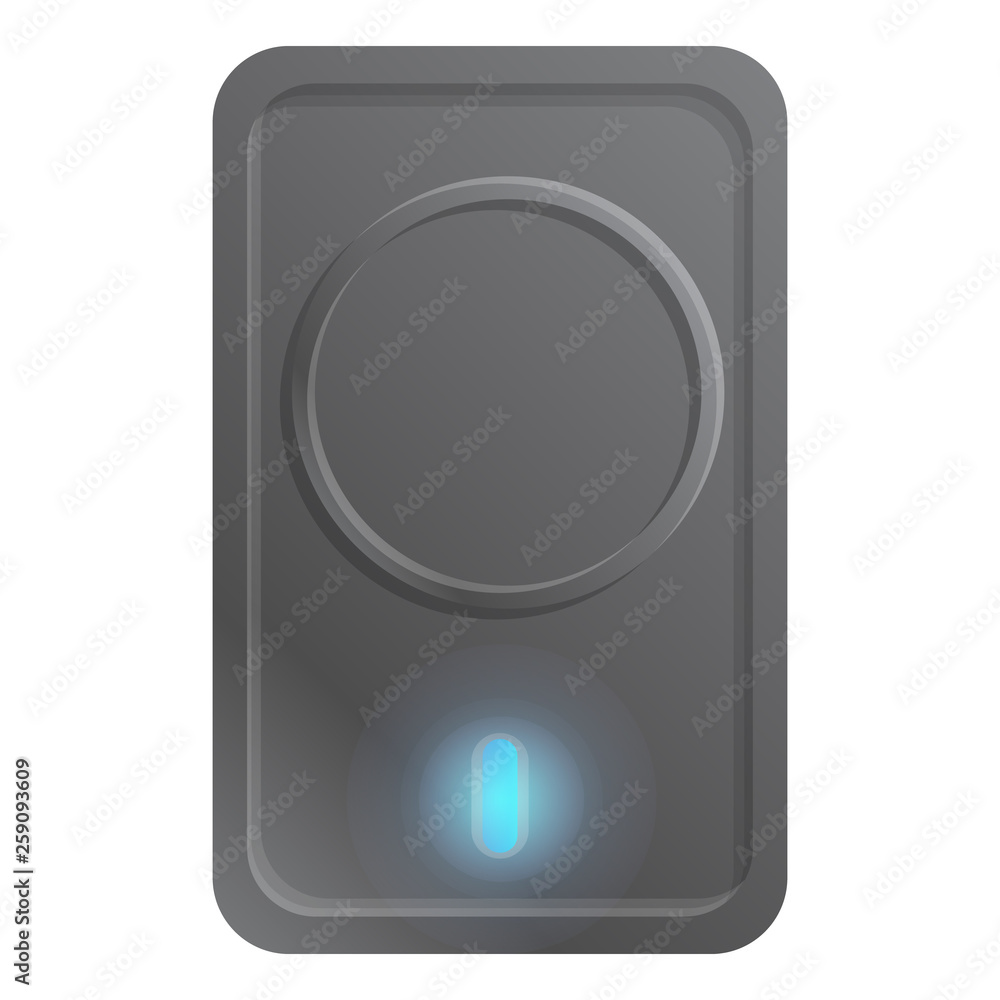 Gigabyte hard drive icon. Cartoon of gigabyte hard drive vector icon for web design isolated on white background Gigabyte hard drive icon. Cartoon of gigabyte hard drive vector icon for web design isolated on white background