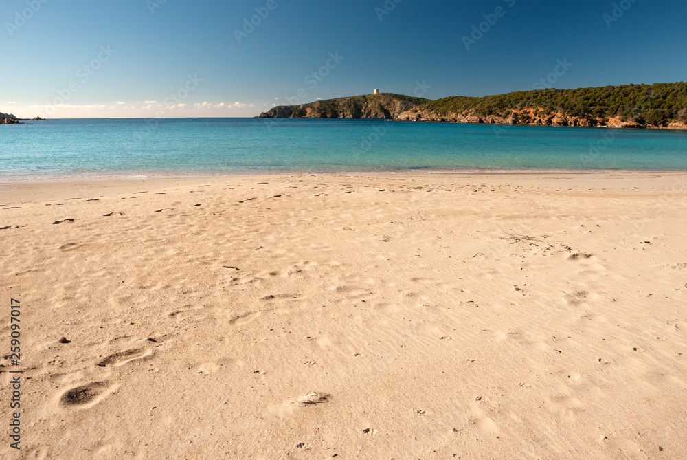 Spiaggia di Tuerredda, Sardegna, Italia
