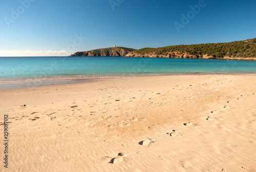 Spiaggia di Tuerredda, Sardegna, Italia