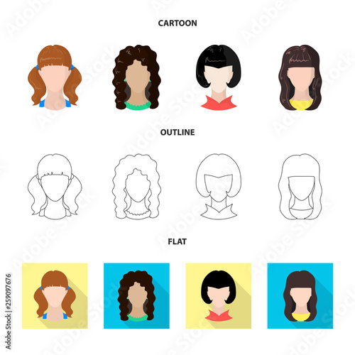 Vector illustration of professional and photo logo. Collection of professional and profile stock symbol for web.