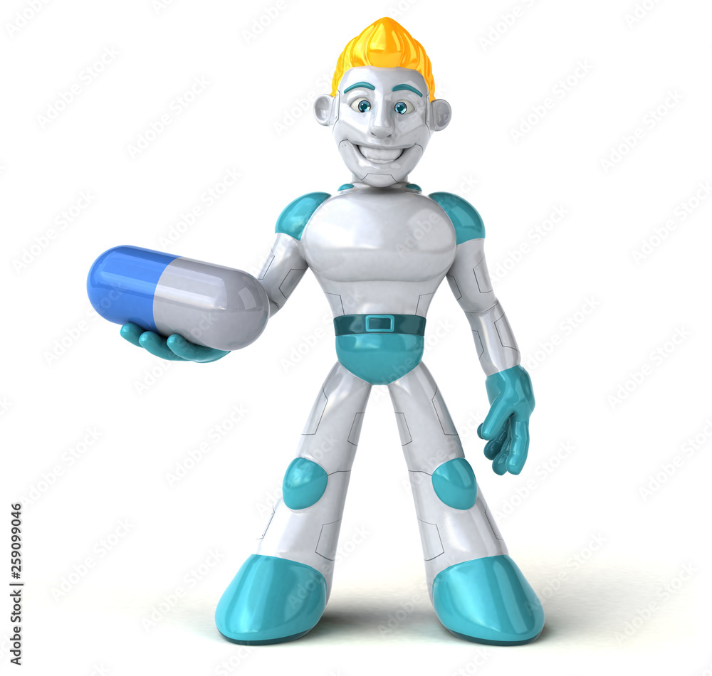 Robot - 3D Illustration Robot - 3D Illustration