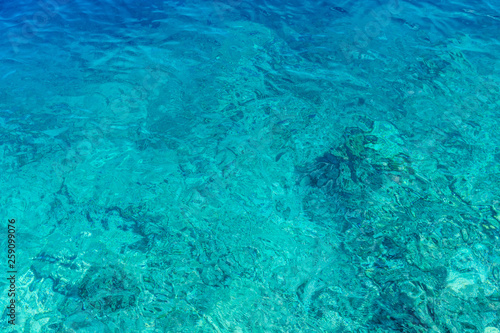 Fototapeta Naklejka Na Ścianę i Meble -  Background of Red sea water surface
