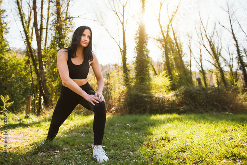 jeune femme sportive photo