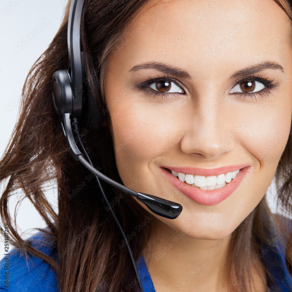 Support phone operator in headset Support phone operator in headset