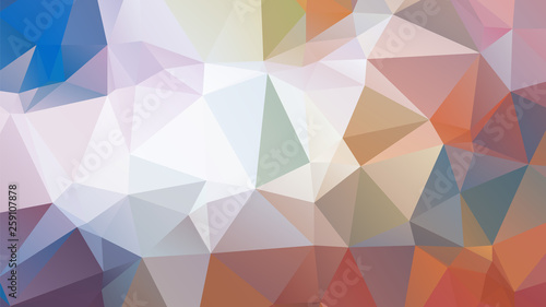 Abstract Color Polygon Background Design, Abstract Geometric Origami Style With Gradient