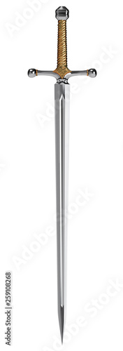 Fantasy Sword isolated on White Background