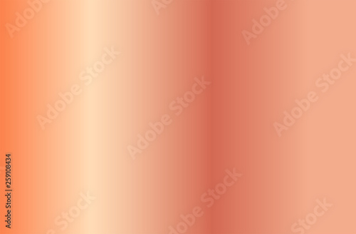 Realistic rose gold gradient texture. Shiny golden pink metal foil gradient. Vector illustration