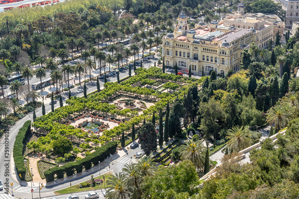 Gardens de Pedro Luis Alfonso in Malaga