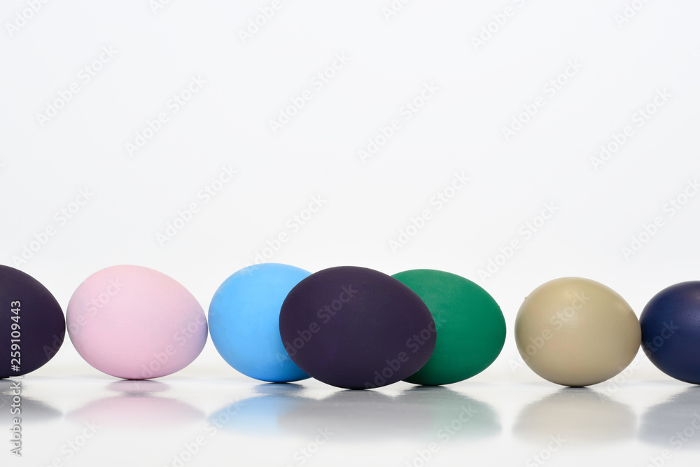 Easter Eggs Painted with Different Colors (2019) Background Easter Eggs Painted with Different Colors (2019) Background