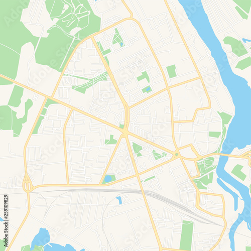 Narva  Estonia printable map