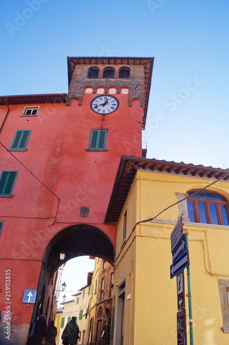 Clock Gate, Loro Ciuffenna, Tuscany, Italy photo