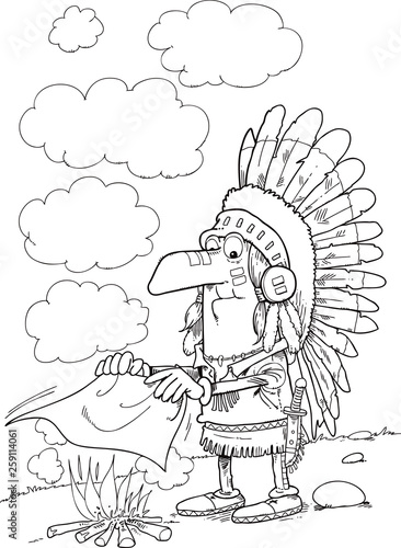Indian smoke message