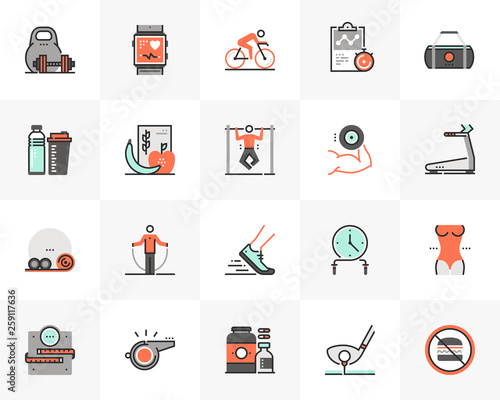 Fitness Training Futuro Next Icons Pack