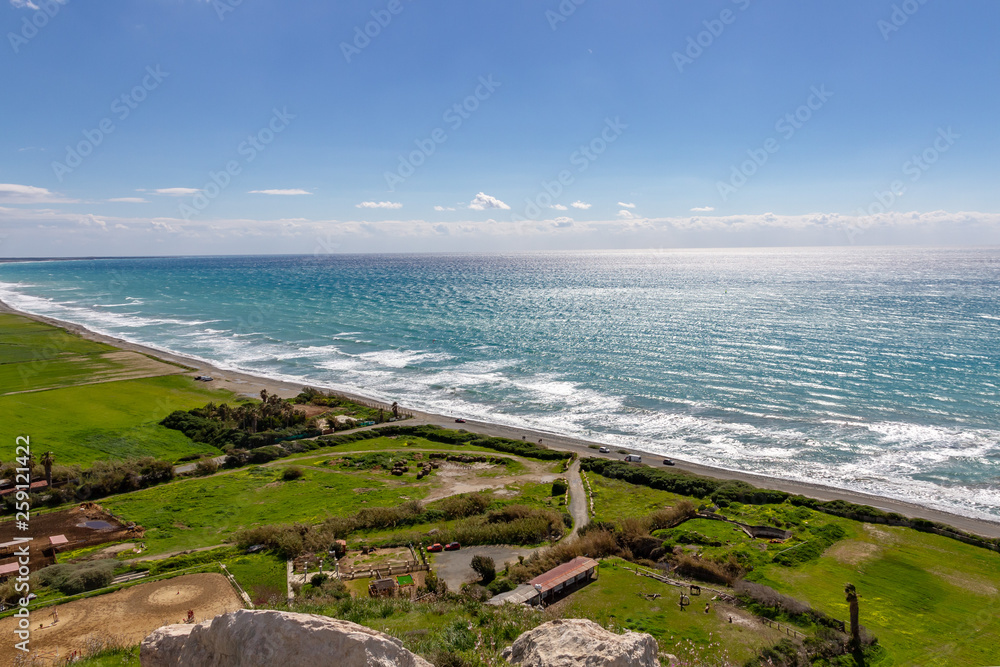 The Kourion seaside panorama, Limassol, Cyprus	