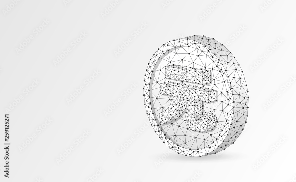 China Yuan. Golden Coin 3d illustration. Origami Polygonal Vector business, money, finance, cash, circle concept. Low poly wireframe, triangle, lines, dots, polygons. White background. RGB color mode China Yuan. Golden Coin 3d illustration. Origami Polygonal Vector business, money, finance, cash, circle concept. Low poly wireframe, triangle, lines, dots, polygons. White background. RGB color mode