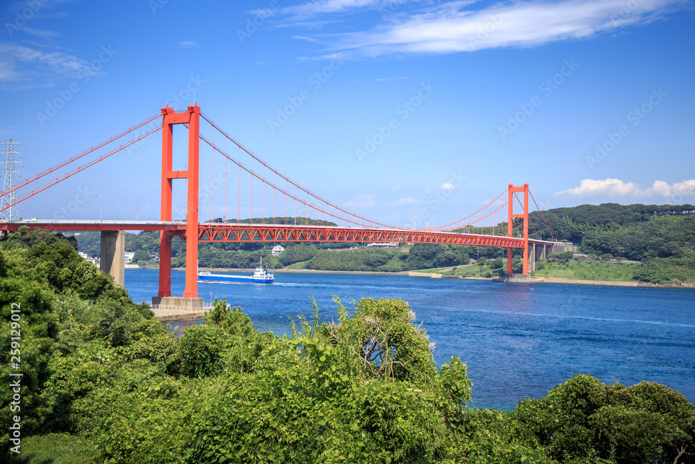 Obraz premium 平戸大橋＠長崎県平戸市