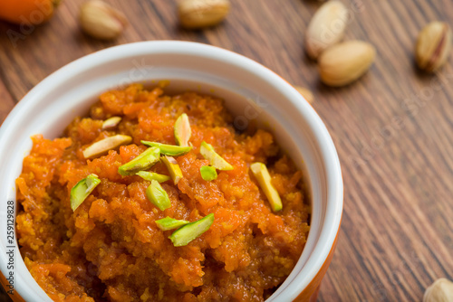 Carrot Gajar ka halwa Indian sweet
