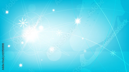 Blue winter background of sport thematic.