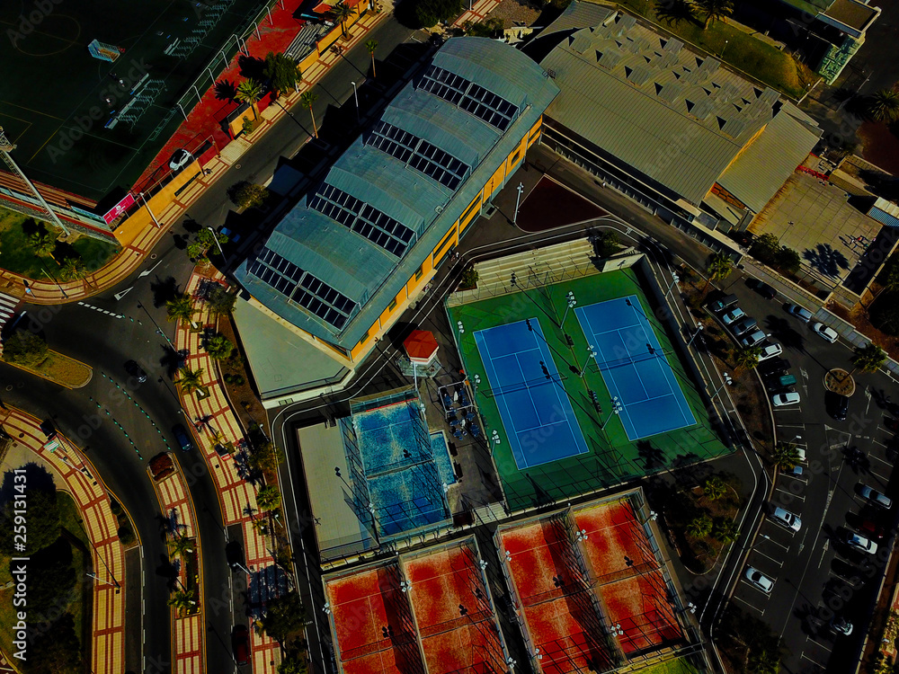 Obraz premium Teneriffa mit der Drohne