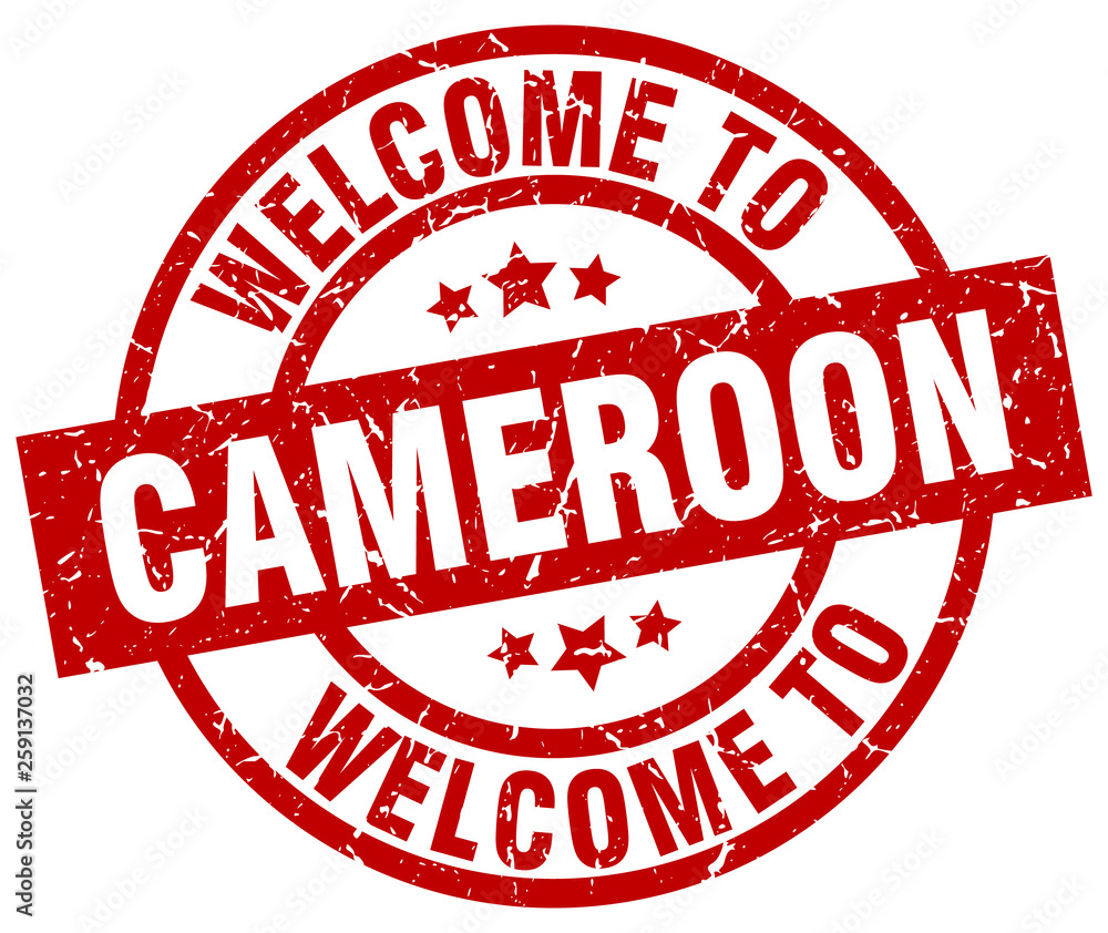 welcome to Cameroon red stamp welcome to Cameroon red stamp