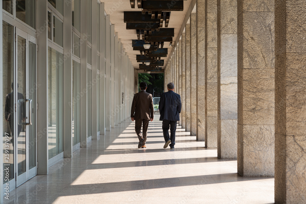 people walking on the street