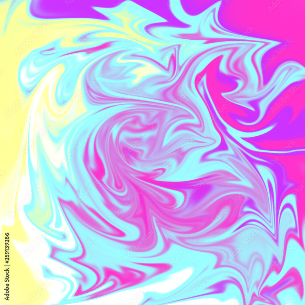 Fototapeta premium blurred abstract colorful gradient background for decoratives, paint brush like, creative with liquifying technic by swirling around